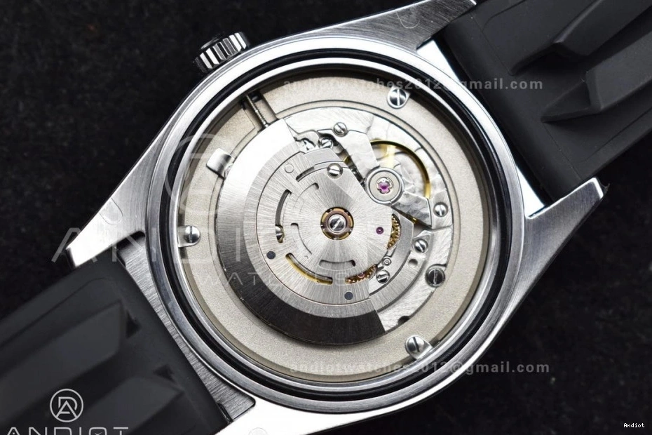 A23J ZF Strap (Gain Black on Best Sky-Dweller SS 336239 Edition Dial Weight) Oysterflex 1:1 0404